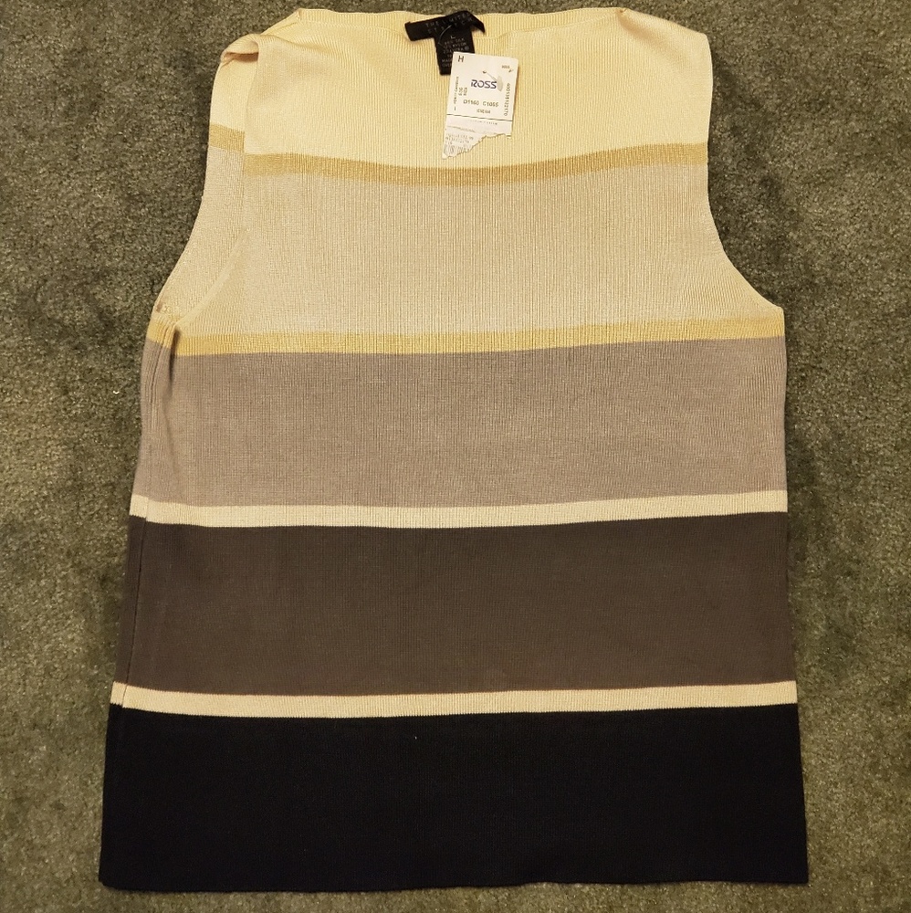 Striped Shell Top